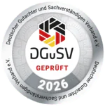 DGuSV geprüfter Sachverständiger 2026